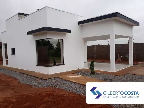 Uma das Casas de isopor finalizadas